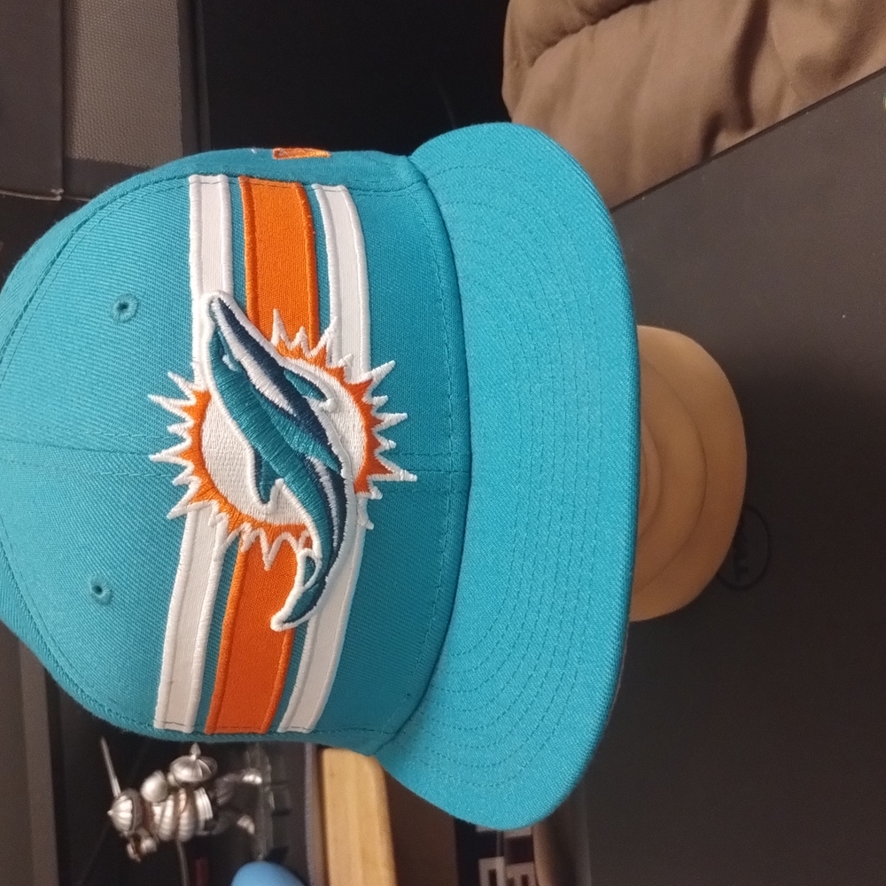 New Era Teal and Orange Hat
